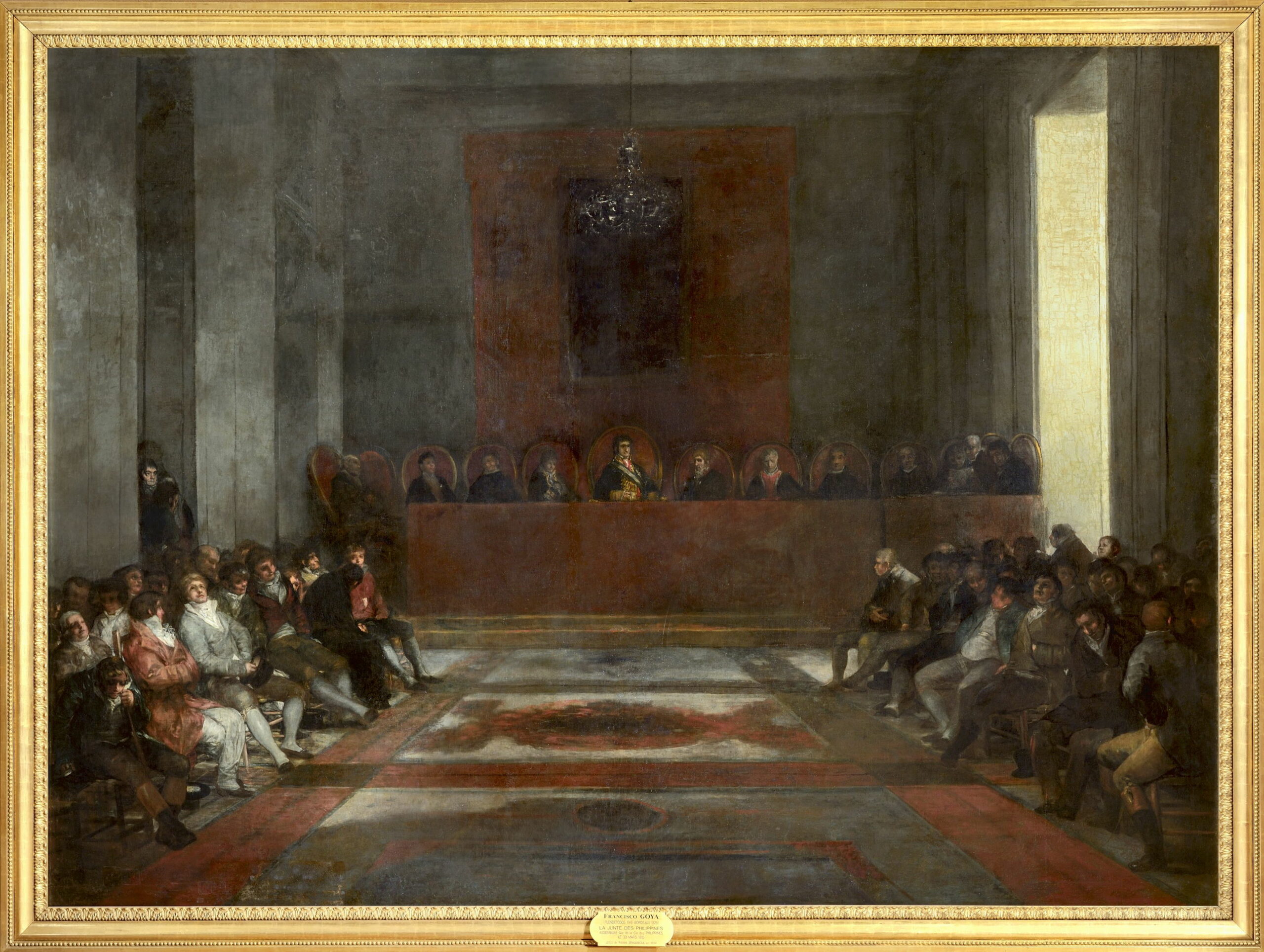 Francisco de Goya y Lucientes - L'Assemblée de la Compagnie royale des Philippines