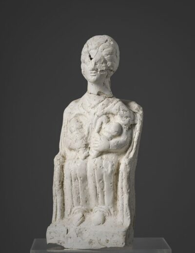 Statuette de déesse-mère en terre blanche - Archéosite