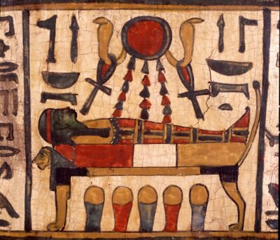 Détail du sarcophage peint d'In-Imen