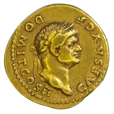 Aureus de Vespasien pour Domitien