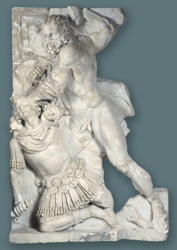Hercule combattant le géant Géryon