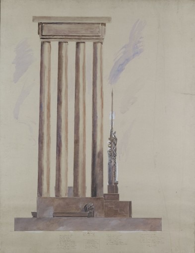 Projet pour le monument aux morts de Montauban de la guerre de 1914-1918