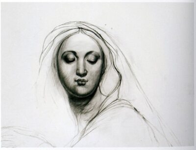 La Vierge du Voeu de Louix XIII d’après Ingres