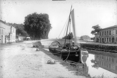 Le Canal au port Saint-Sauveur (le pont des Demoiselles)