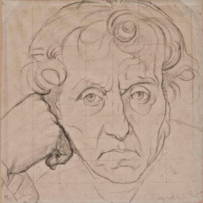 Cherubini, sa tête (étude pour Le Portrait de Luigi Cherubini et la muse de la Poésie lyrique)