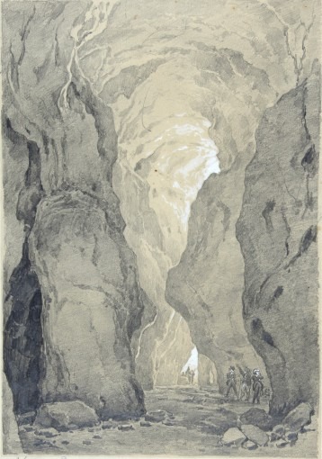 Sortie de la grotte de Troubat