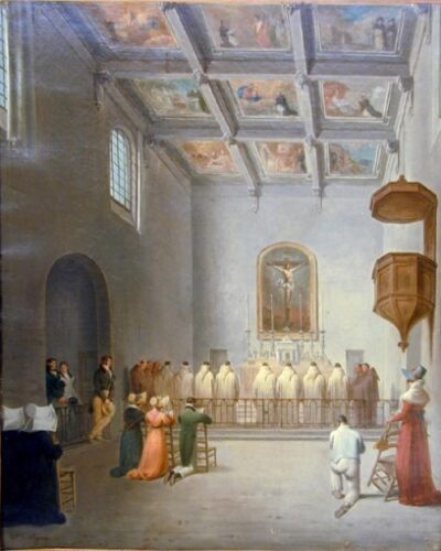 L’intérieur de la chapelle de l’Inquisition