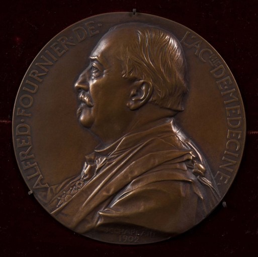Médaille à l’effigie d’Alfred Fournier