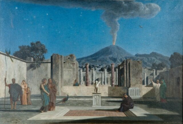 Un rêve dans les ruines de Pompéi
