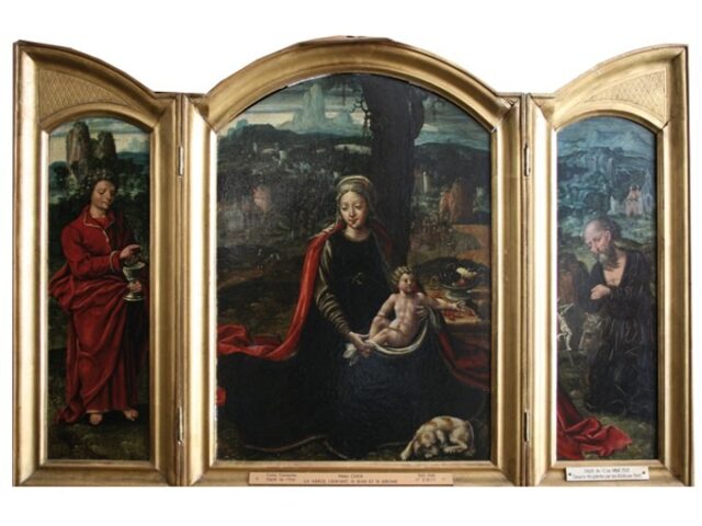 La Vierge, l’Enfant, St- Jean l’Evangéliste et St- Jérôme